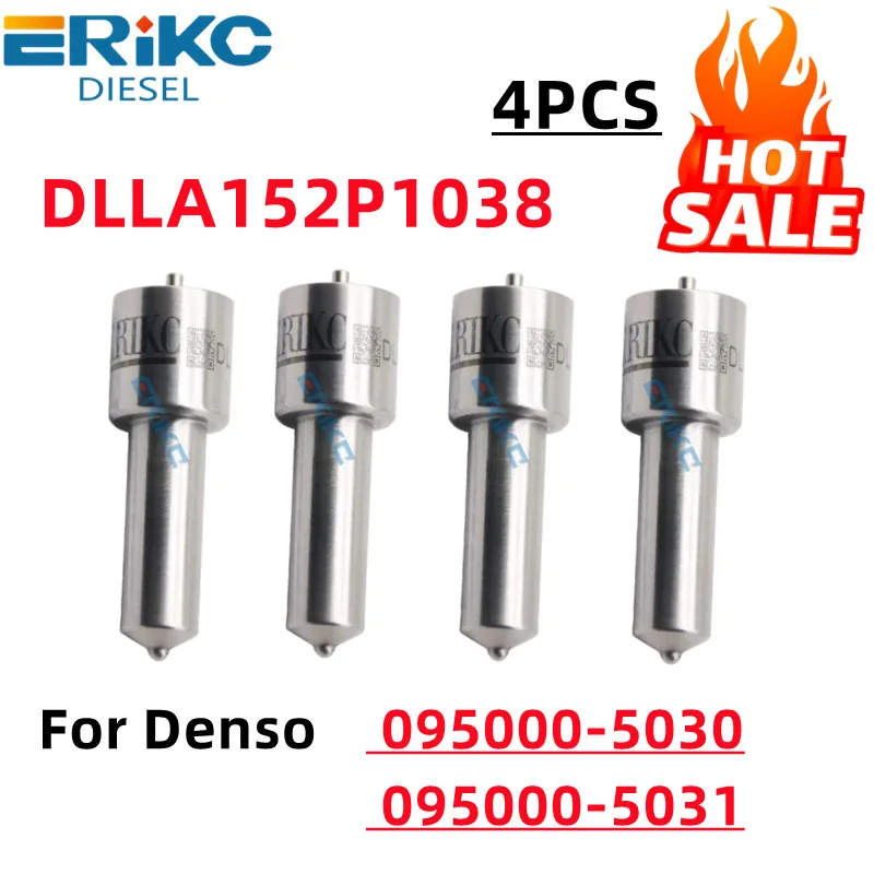 4PCS Diesel Nozzle DLLA152P1038 Common Rail Injector Sprayer 152P1038 Fuel Auto Parts 152P1038 For RF5C13H50A 095000-5030 / 5031
4PCS Diesel Nozzle DLLA152P1038 Common Rail Injector Sprayer 152P1038 Fuel Auto Parts 152P1038 For RF5C13H50A 095000-5030 / 5031