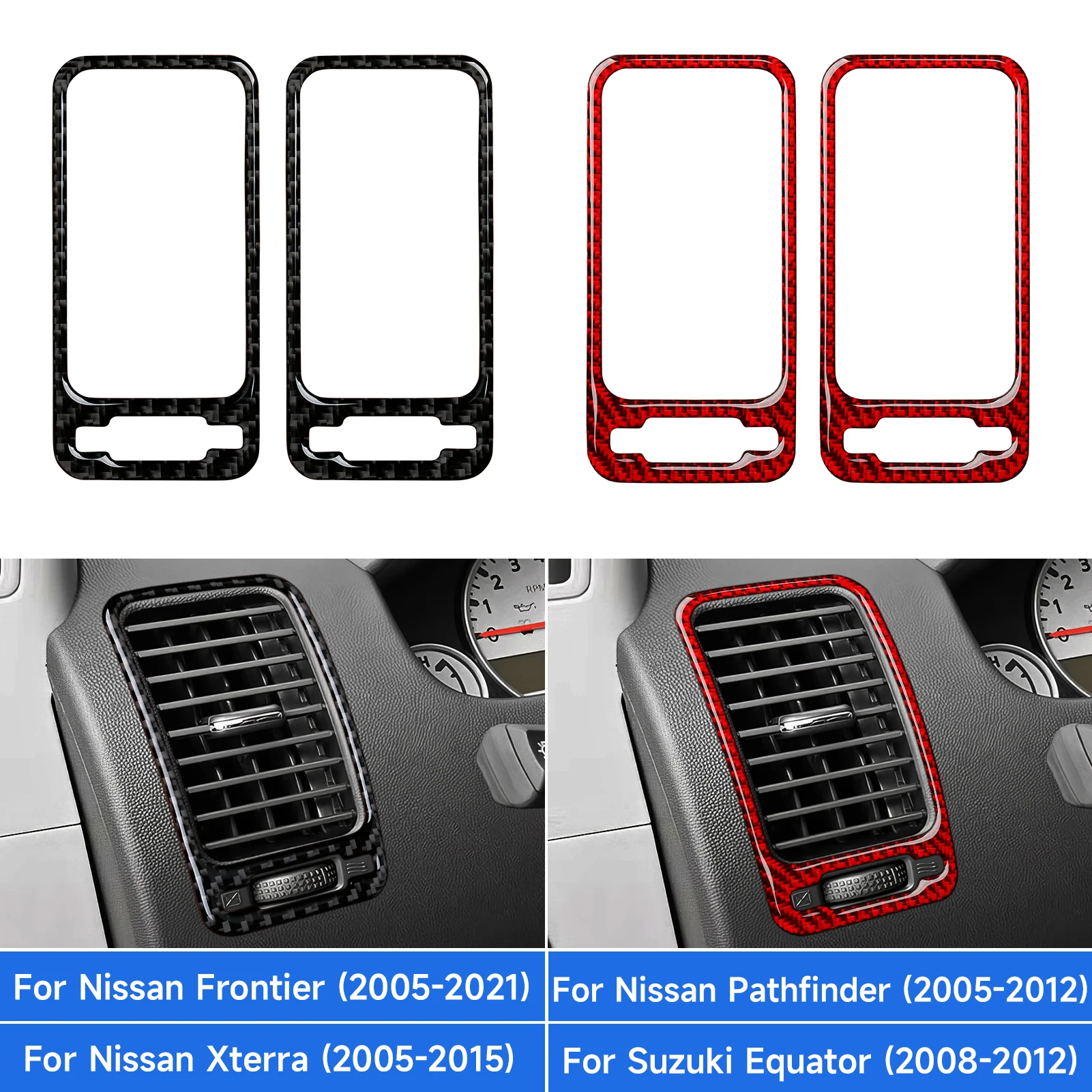 Carbon Fiber Sticker. Car Center Console Side Air Outlet. For Nissan Frontier Pathfinder Xterra. For Suzuki Equator Accessories.
Carbon Fiber Sticker. Car Center Console Side Air Outlet. For Nissan Frontier Pathfinder Xterra. For Suzuki Equator Accessories.