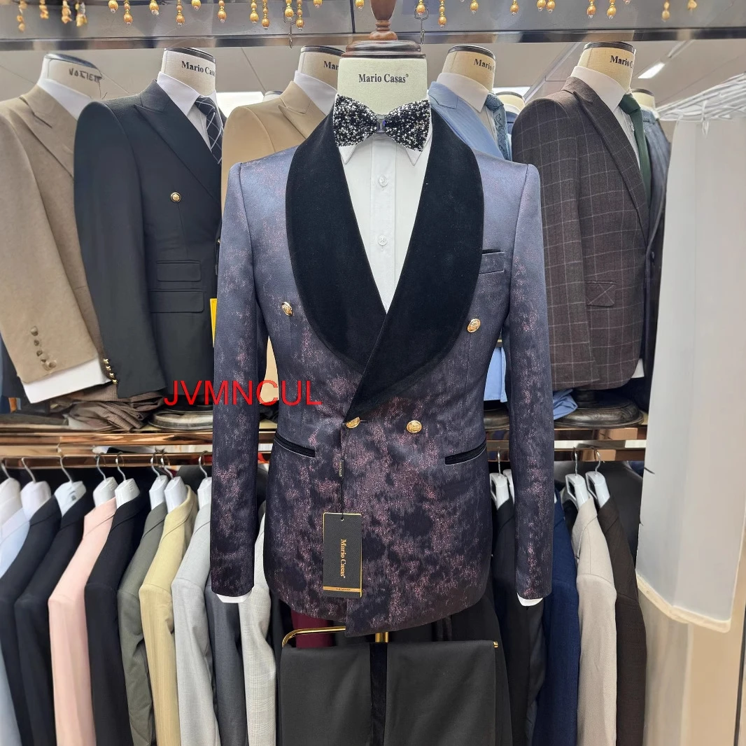 Men Suit 2 Piece Set Slim Fit Blazer Pants Wedding Groom Formal Business Party Banquet Ceremony Elegant Outfit Clothing Set
Men Suit 2 Piece Set Slim Fit Blazer Pants Wedding Groom Formal Business Party Banquet Ceremony Elegant Outfit Clothing Set