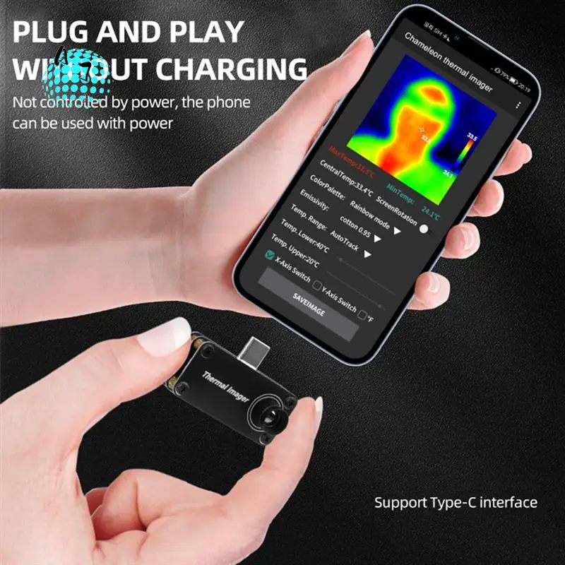 A07F-Infrared Thermal Imaging Camera Temperature Measurement Tool Type-C For Android Phones
A07F-Infrared Thermal Imaging Camera Temperature Measurement Tool Type-C For Android Phones