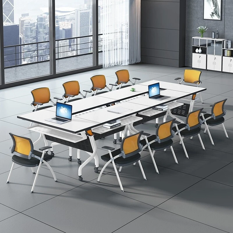 Folding training combination long strip table, splicing flap double mobile desk double layer
Folding training combination long strip table, splicing flap double mobile desk double layer