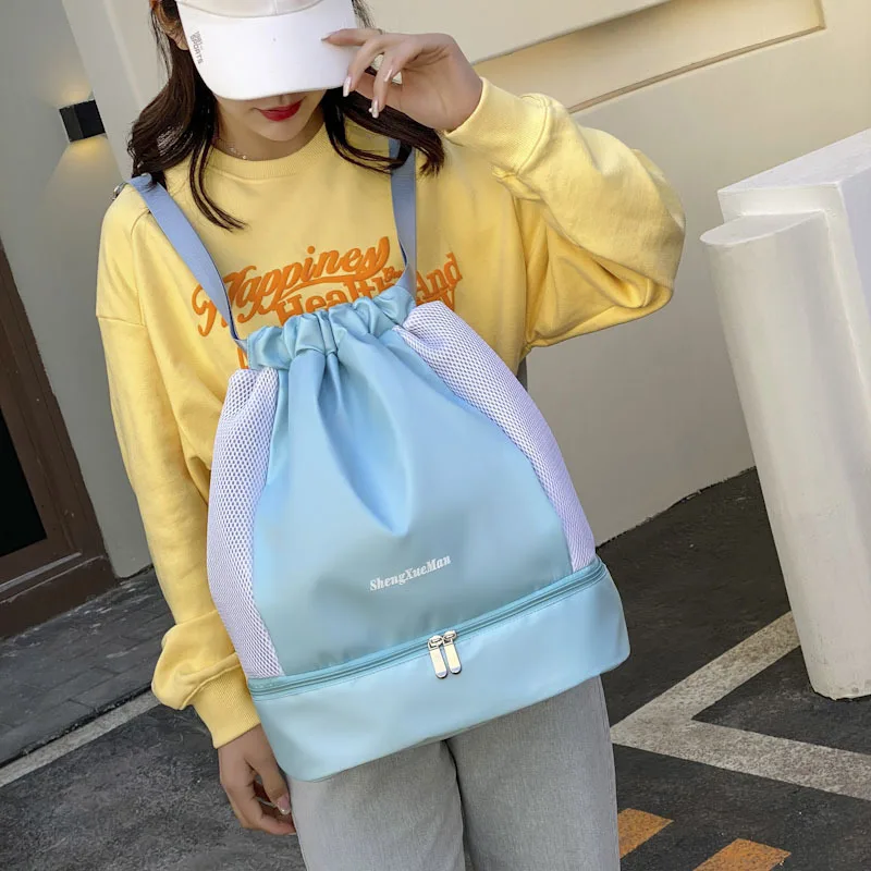 Large Capacity Simple Sports Bag Lightweight Waterproof Leisure Dry Wet Separation Independent Shoe Warehouse Swimming Storage
Large Capacity Simple Sports Bag Lightweight Waterproof Leisure Dry Wet Separation Independent Shoe Warehouse Swimming Storage