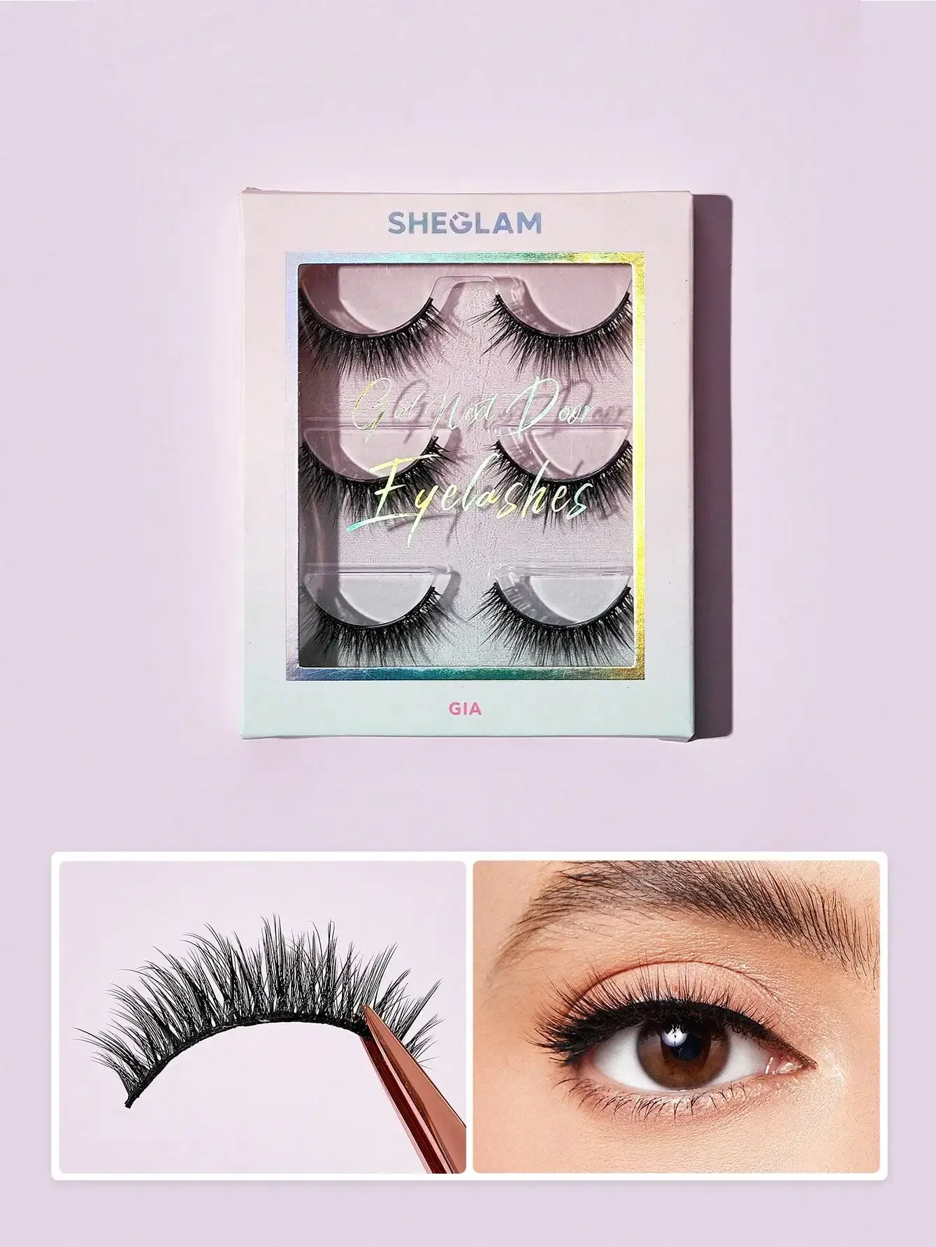 Girl Next Door False Eyelashes-Blaire 3 Pairs Cat Eye Lashes Lightweight Comfortable Tapered Fuller Longer Thicker False Eyelash
Girl Next Door False Eyelashes-Blaire 3 Pairs Cat Eye Lashes Lightweight Comfortable Tapered Fuller Longer Thicker False Eyelash