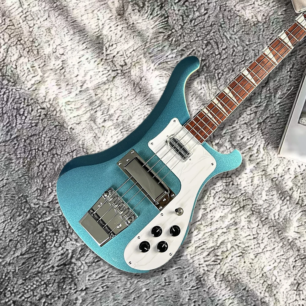 Free Shipping 4 Strings Metallic Blue Ricken 4003 Backer Bass Electric Guitar Rosewood Fretboard Accessory Upgrades
Free Shipping 4 Strings Metallic Blue Ricken 4003 Backer Bass Electric Guitar Rosewood Fretboard Accessory Upgrades