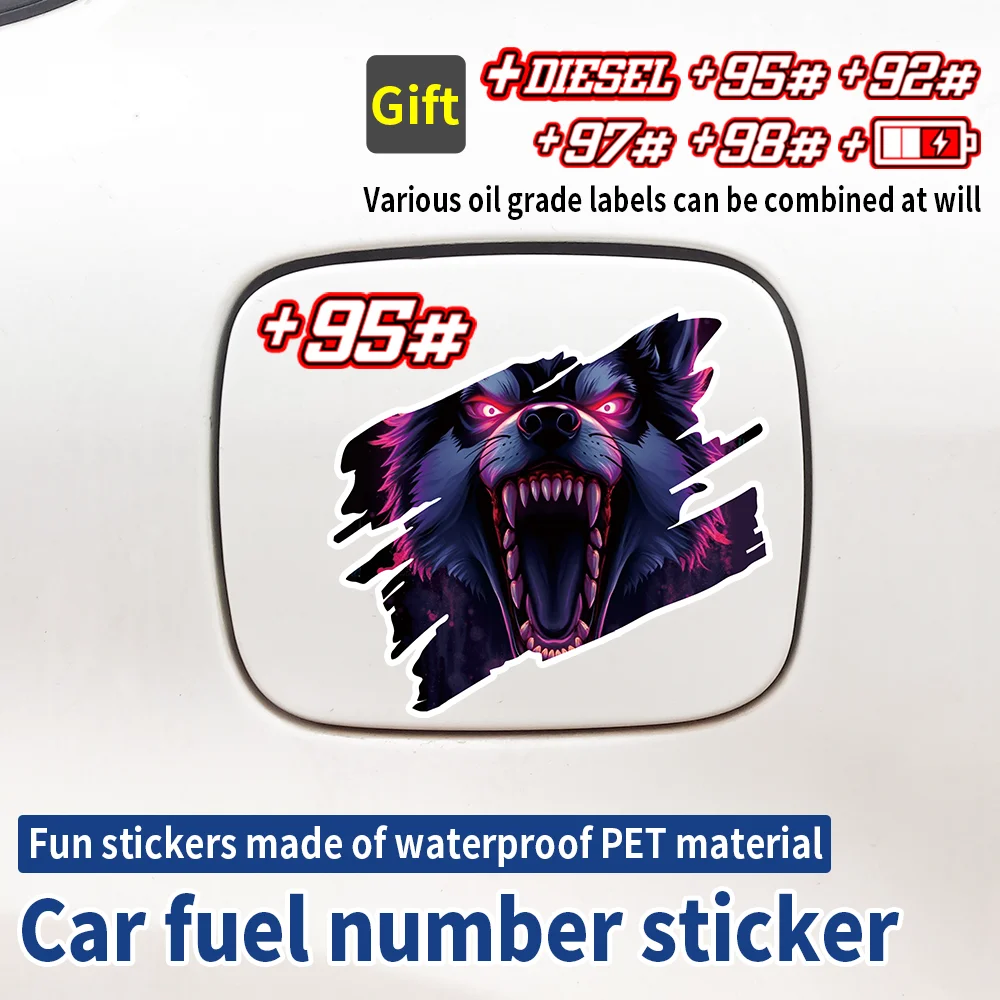 Wolf Car Stickers Auto Fuel Tank Cap Cover Scratch Waterproof Vinyl Diesel and Gasoline Decals Fuel Number Sticker Accessories
Wolf Car Stickers Auto Fuel Tank Cap Cover Scratch Waterproof Vinyl Diesel and Gasoline Decals Fuel Number Sticker Accessories