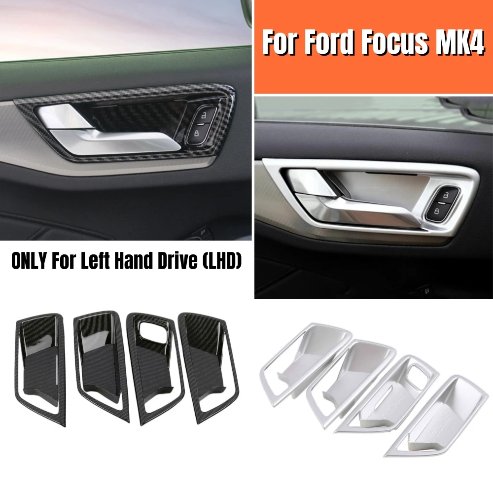 For Ford Focus MK4 2019-2021 2022 ABS Carbon fiber Car Interior Door Handle Bowl Catch paster Cover Trim Styling Accessories
For Ford Focus MK4 2019-2021 2022 ABS Carbon fiber Car Interior Door Handle Bowl Catch paster Cover Trim Styling Accessories