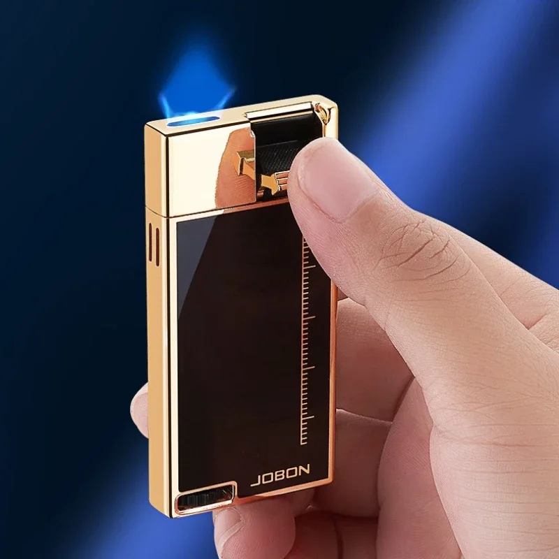 Personalized Creative Press Ignition Windproof Direct Rush Flat Fire Blue Flame Lighter High-end Men's Trendy Cigarette Lighter
Personalized Creative Press Ignition Windproof Direct Rush Flat Fire Blue Flame Lighter High-end Men's Trendy Cigarette Lighter