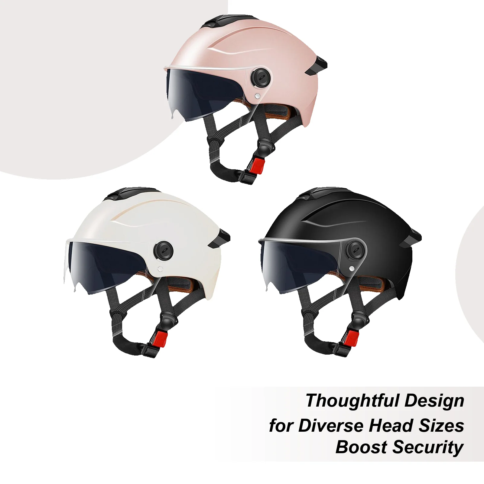 Motorcycle Helmets Motorcycle Half Helmet Breathable Protective Gear Double Visor For Men Women Riding Motorbike Scooter Street
Motorcycle Helmets Motorcycle Half Helmet Breathable Protective Gear Double Visor For Men Women Riding Motorbike Scooter Street