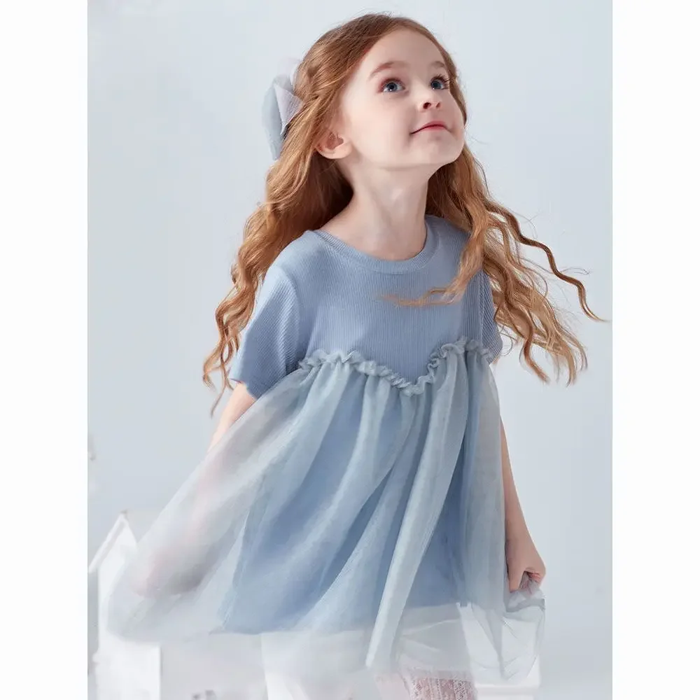 Girl Cotton Clothes Mesh Lace Spring Summer Tops Children's Korean Baby Dress Girl Princess Dress Lace Gauze Dress
Girl Cotton Clothes Mesh Lace Spring Summer Tops Children's Korean Baby Dress Girl Princess Dress Lace Gauze Dress