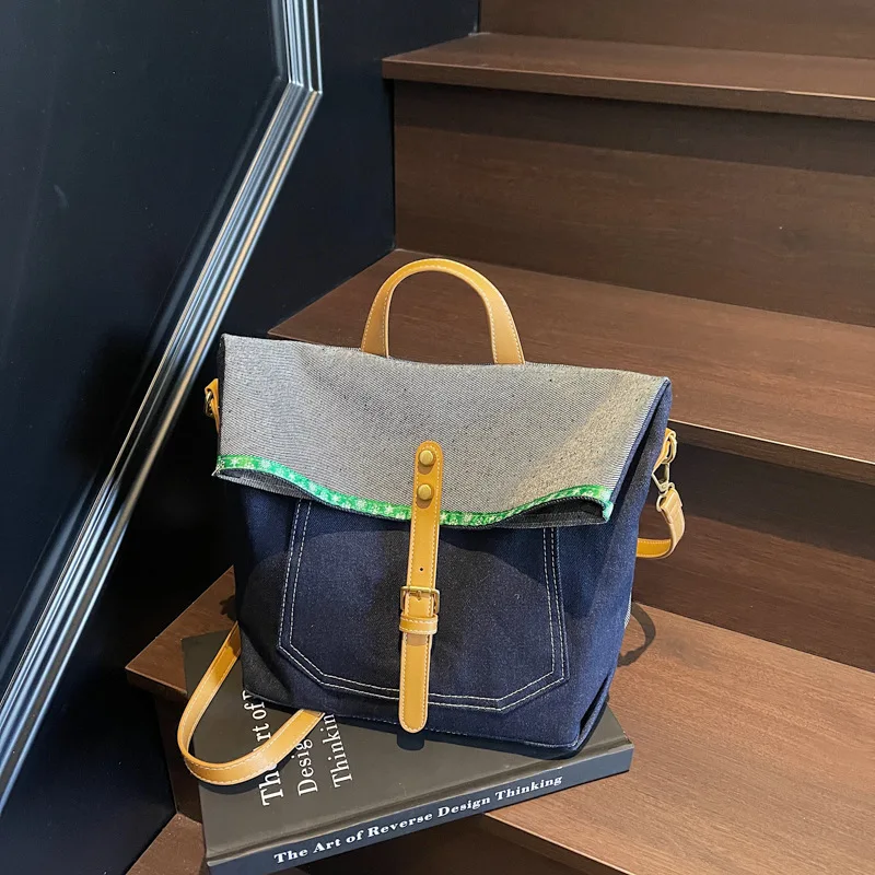 2025 new niche denim messenger bag trendy artistic youth handbag large capacity single shoulder crossbody bag for women
2025 new niche denim messenger bag trendy artistic youth handbag large capacity single shoulder crossbody bag for women