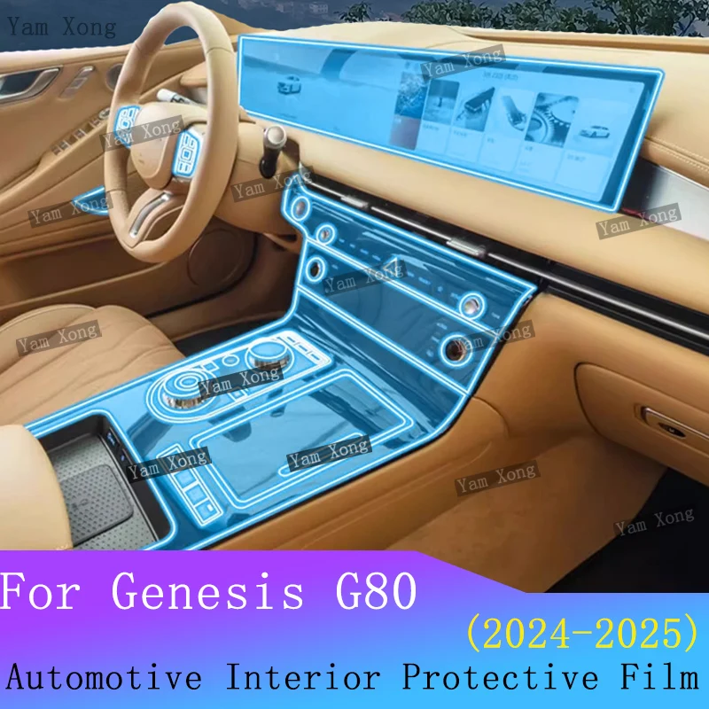 For Genesis G80 2025 2024 Full set interior film Transparent TPU Gear Panel Navigation Center Console Protection Film Sticker
For Genesis G80 2025 2024 Full set interior film Transparent TPU Gear Panel Navigation Center Console Protection Film Sticker