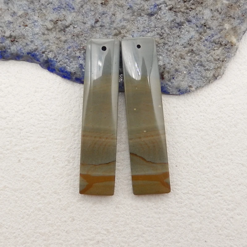 Natural Stone Us Biggs Jasper Earrings Beads Fashion Jewelry Accessories For Women 43x10x4mm 8g
Natural Stone Us Biggs Jasper Earrings Beads Fashion Jewelry Accessories For Women 43x10x4mm 8g