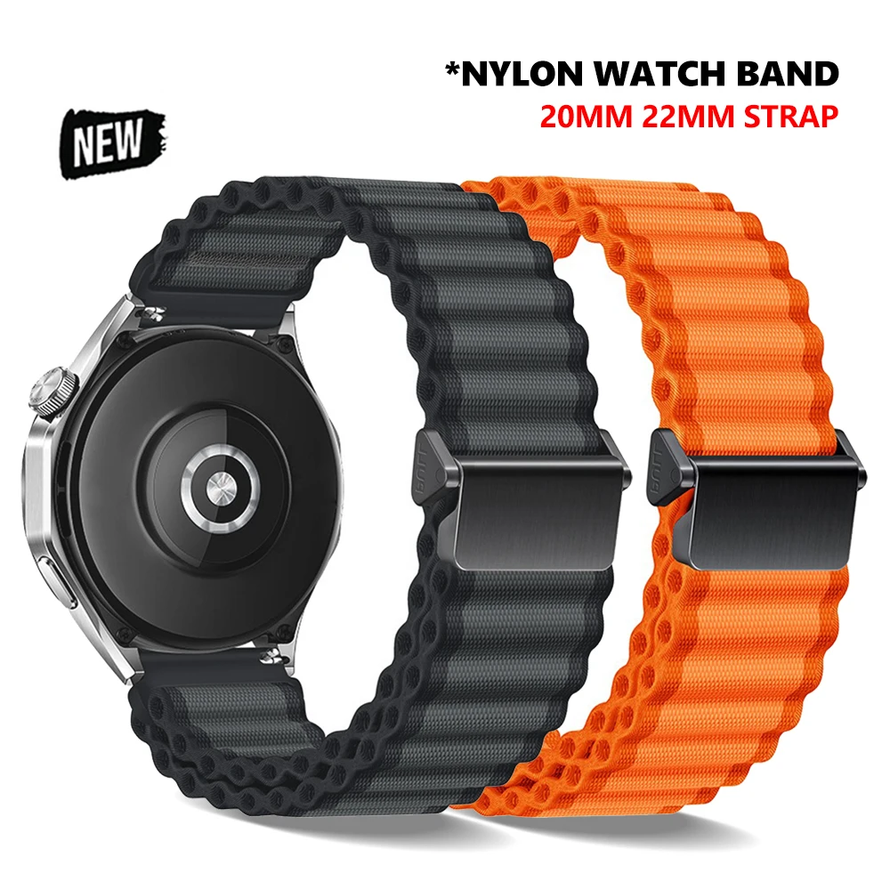 20 22mm Nylon Loop Bracelet for Huawei Watch GT4 46mm Sports Strap for Samsung Watch 7 40mm 44mm 6Classic 43mm 47mm Braided Band
20 22mm Nylon Loop Bracelet for Huawei Watch GT4 46mm Sports Strap for Samsung Watch 7 40mm 44mm 6Classic 43mm 47mm Braided Band