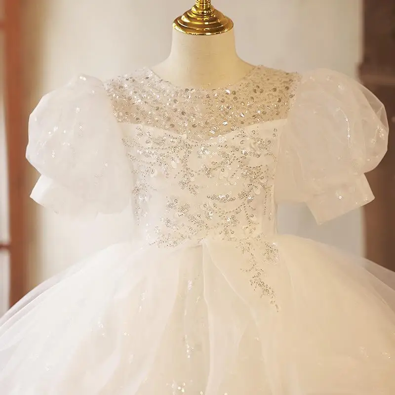 Белая детская свадебная пышная юбка с цветочным узором на день рождения, платье принцессы для девочек, платье для выступлений на фортепиано
Белая детская свадебная пышная юбка с цветочным узором на день рождения, платье принцессы для девочек, платье для выступлений на фортепиано