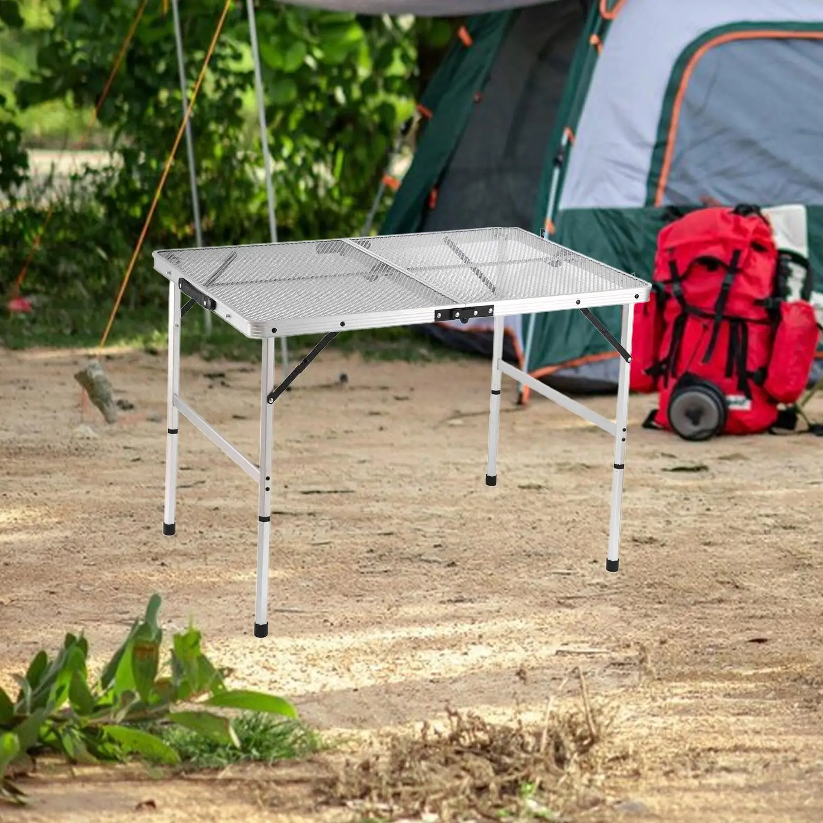 Barbecue Table Adjustable Height Small Size Easy to Clean Solid Holder Aluminum
Barbecue Table Adjustable Height Small Size Easy to Clean Solid Holder Aluminum