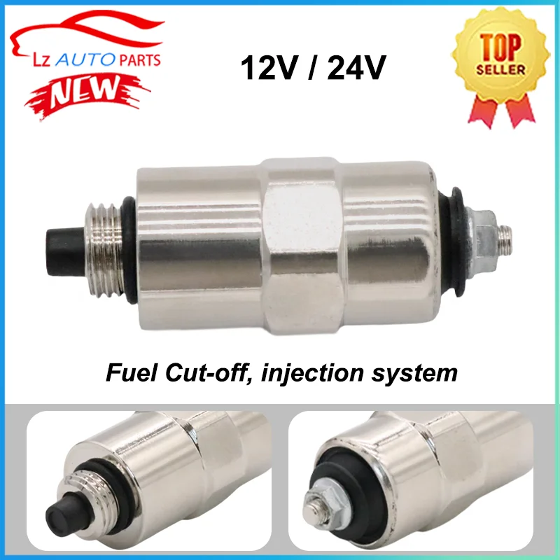 12V 24V Fuel Stop Solenoid Valve 7185-900W 7167-620A for Delphi Lucas Cav Fuel Cut-off, Injection System RE54064 9986316 9009049
12V 24V Fuel Stop Solenoid Valve 7185-900W 7167-620A for Delphi Lucas Cav Fuel Cut-off, Injection System RE54064 9986316 9009049