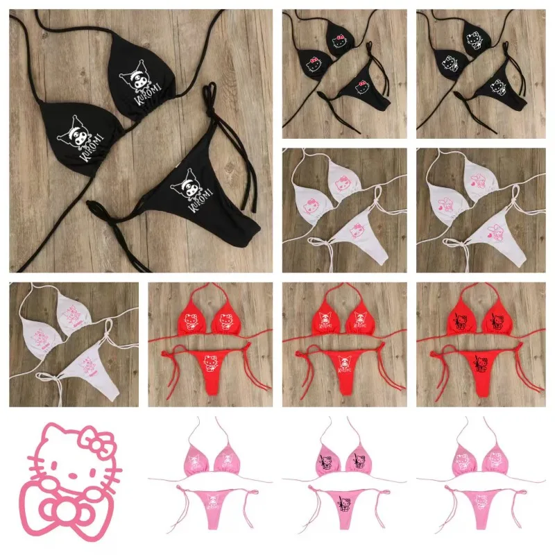 Hello Kitty Underwear Cartoon Girl Swimsuit Breathable Sweat Absorbing No Trace Bikini Women Accessories Festival Gift Wholesale
Hello Kitty Underwear Cartoon Girl Swimsuit Breathable Sweat Absorbing No Trace Bikini Women Accessories Festival Gift Wholesale