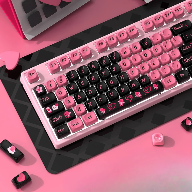 Original mechanical keyboard keycap moa height pbt sublimation personality girl cute custom full set keycap
Original mechanical keyboard keycap moa height pbt sublimation personality girl cute custom full set keycap