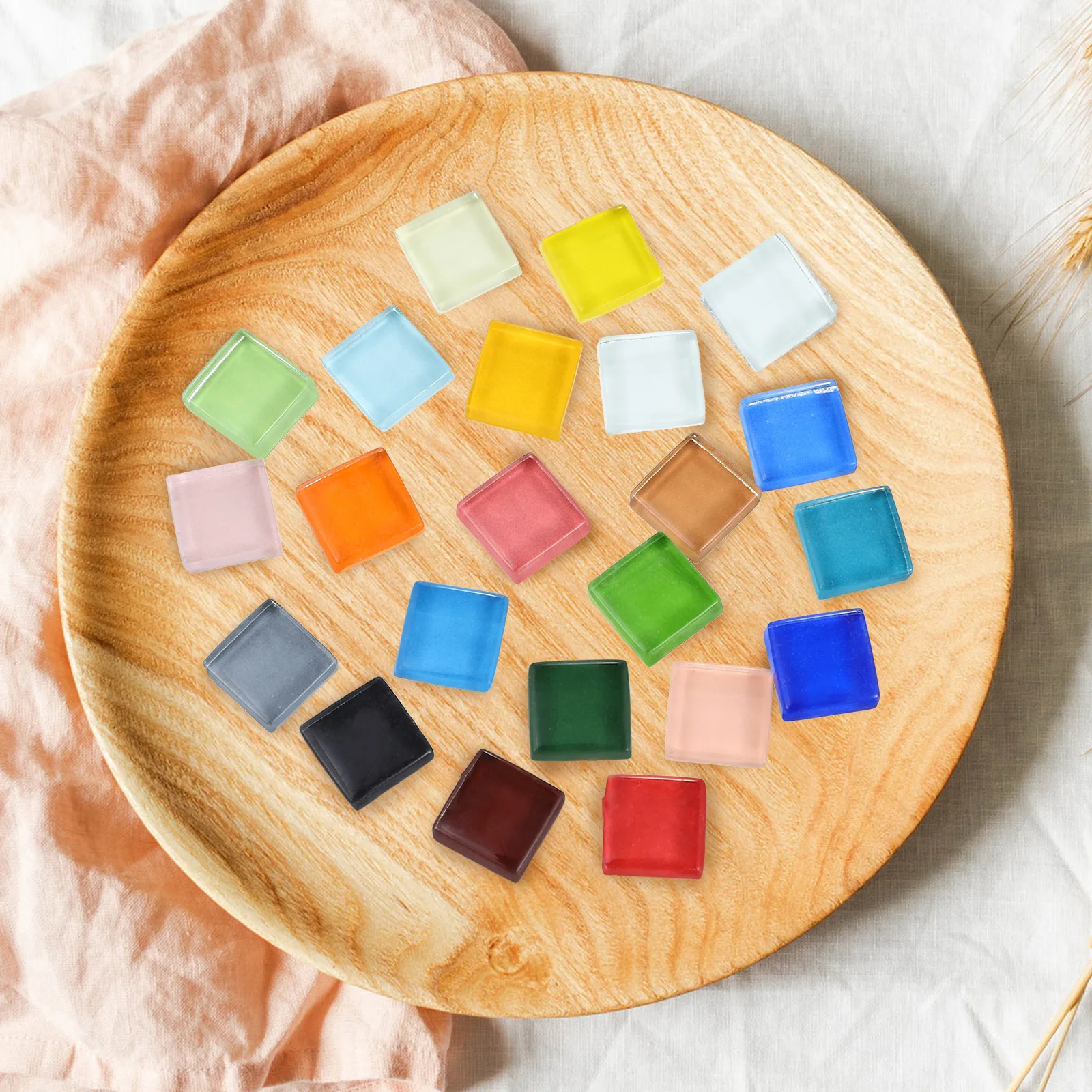 450 Pieces Tile Material Pack Small Glass Tiles for Crafts DIY Decor 400g Stained Glass Variety Pack Art Decoration Flat
450 Pieces Tile Material Pack Small Glass Tiles for Crafts DIY Decor 400g Stained Glass Variety Pack Art Decoration Flat