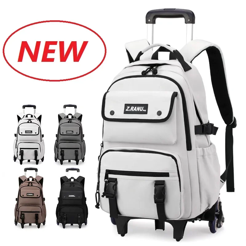 New Rolling Backpack for Boys Back pack with Wheels Trolley School Bag for Teens Elementary Wheeled Bagpack Mochilas Escolares
New Rolling Backpack for Boys Back pack with Wheels Trolley School Bag for Teens Elementary Wheeled Bagpack Mochilas Escolares
