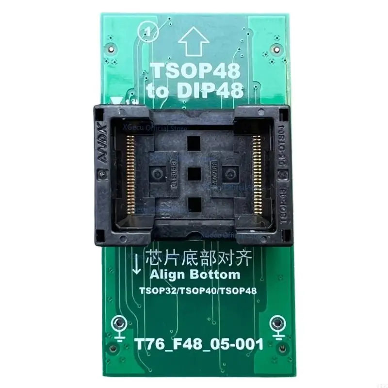 U55C TSOP32 TSOP40 TSOP48 ADAPTER ZIF для DIP48 исключительно для программистов T76 Easy
U55C TSOP32 TSOP40 TSOP48 ADAPTER ZIF для DIP48 исключительно для программистов T76 Easy