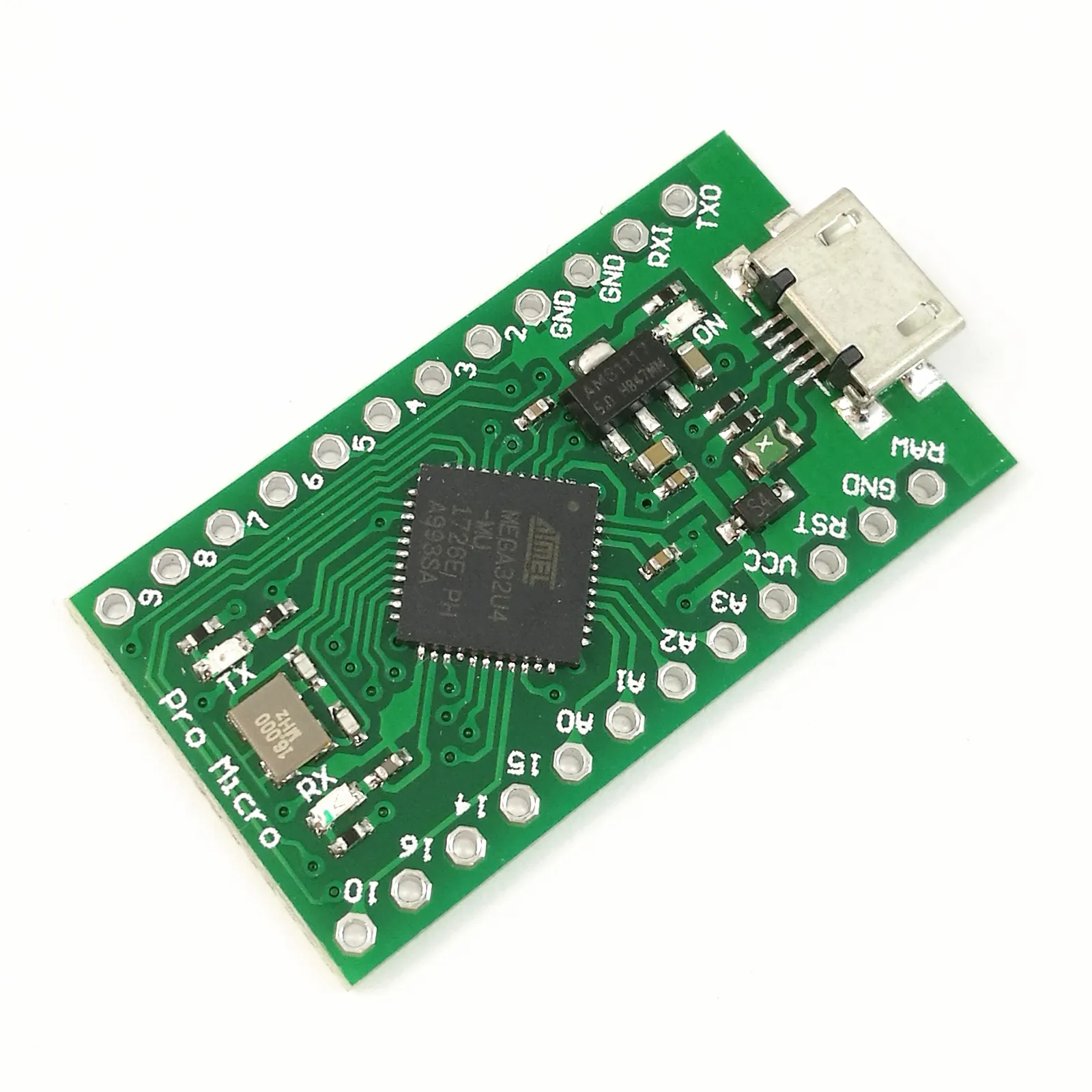 Pro Micro ATmega32U4 5V/16MHz Module Micro Version Replace Pro Mini ATmega168 ATmega328 Micro Usb Interface
Pro Micro ATmega32U4 5V/16MHz Module Micro Version Replace Pro Mini ATmega168 ATmega328 Micro Usb Interface
