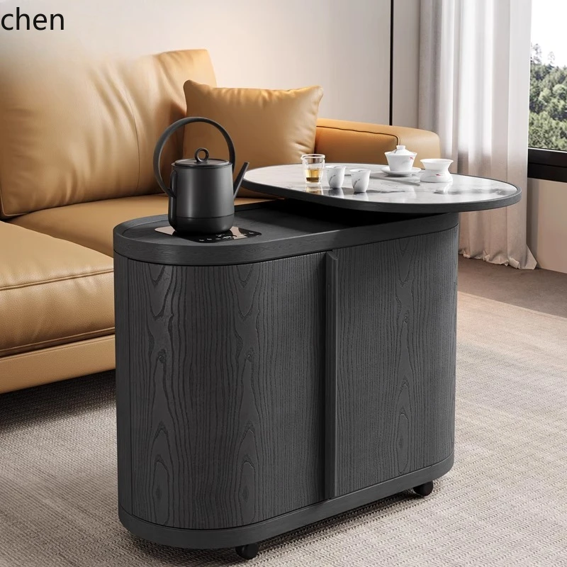 ZML solid wood coffee table movable marble tea edge table household rotating balcony tea table new high-end
ZML solid wood coffee table movable marble tea edge table household rotating balcony tea table new high-end