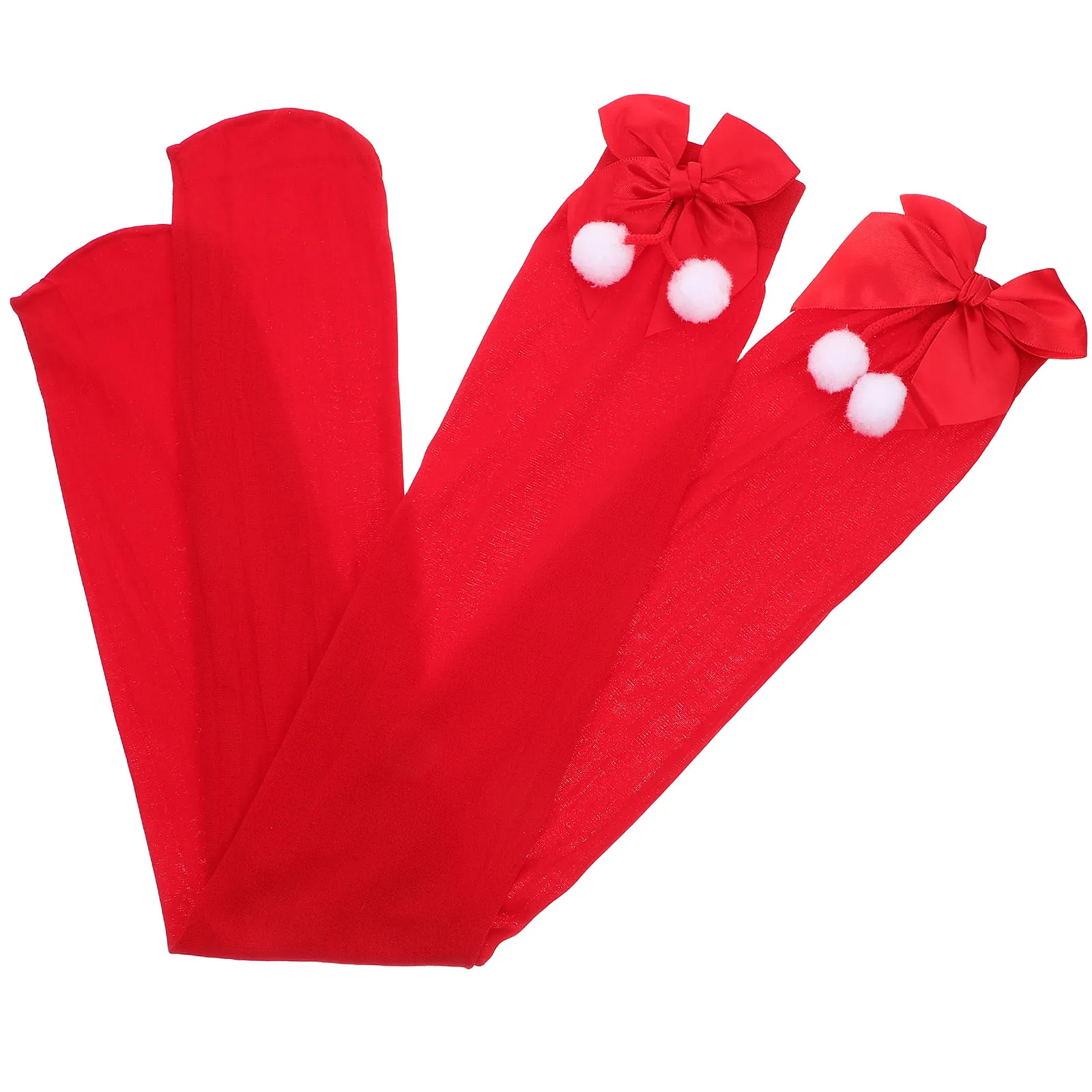 Christmas Long Socks White Polyester Bowknot Decorations Compression Girls Outfit Lovely Stockings Cosplay Party Gift
Christmas Long Socks White Polyester Bowknot Decorations Compression Girls Outfit Lovely Stockings Cosplay Party Gift