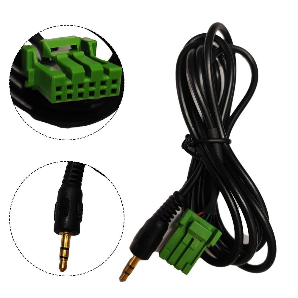 Car Audio System AUX Audio Cable Car AUX Socket Black Wear-Resistant 12Pin Socket 12V 150CM Length Practical Use
Car Audio System AUX Audio Cable Car AUX Socket Black Wear-Resistant 12Pin Socket 12V 150CM Length Practical Use