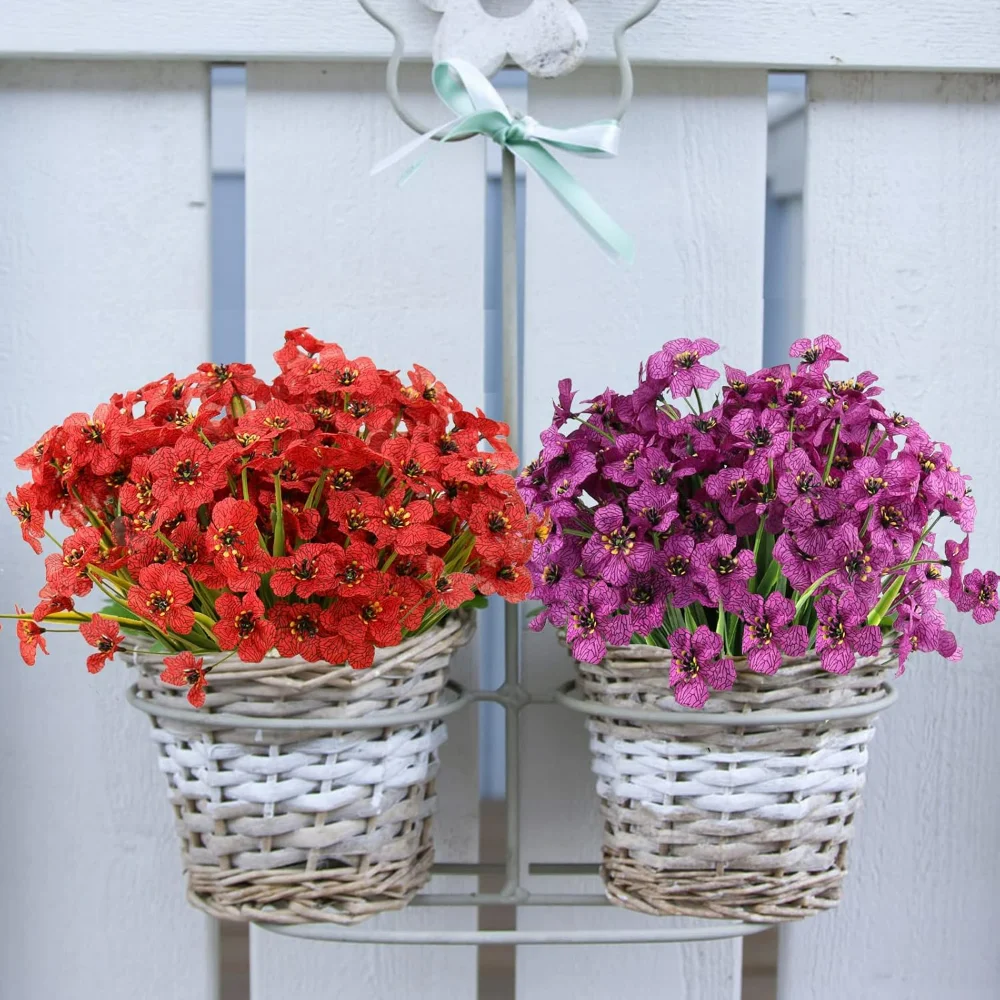 Artificial Flowers Outdoors Plants Flowers Outdoor Spring Decoration 12 Bunches Plants & Flowers Outdoor UV Resistant Fake Flowe
Artificial Flowers Outdoors Plants Flowers Outdoor Spring Decoration 12 Bunches Plants & Flowers Outdoor UV Resistant Fake Flowe