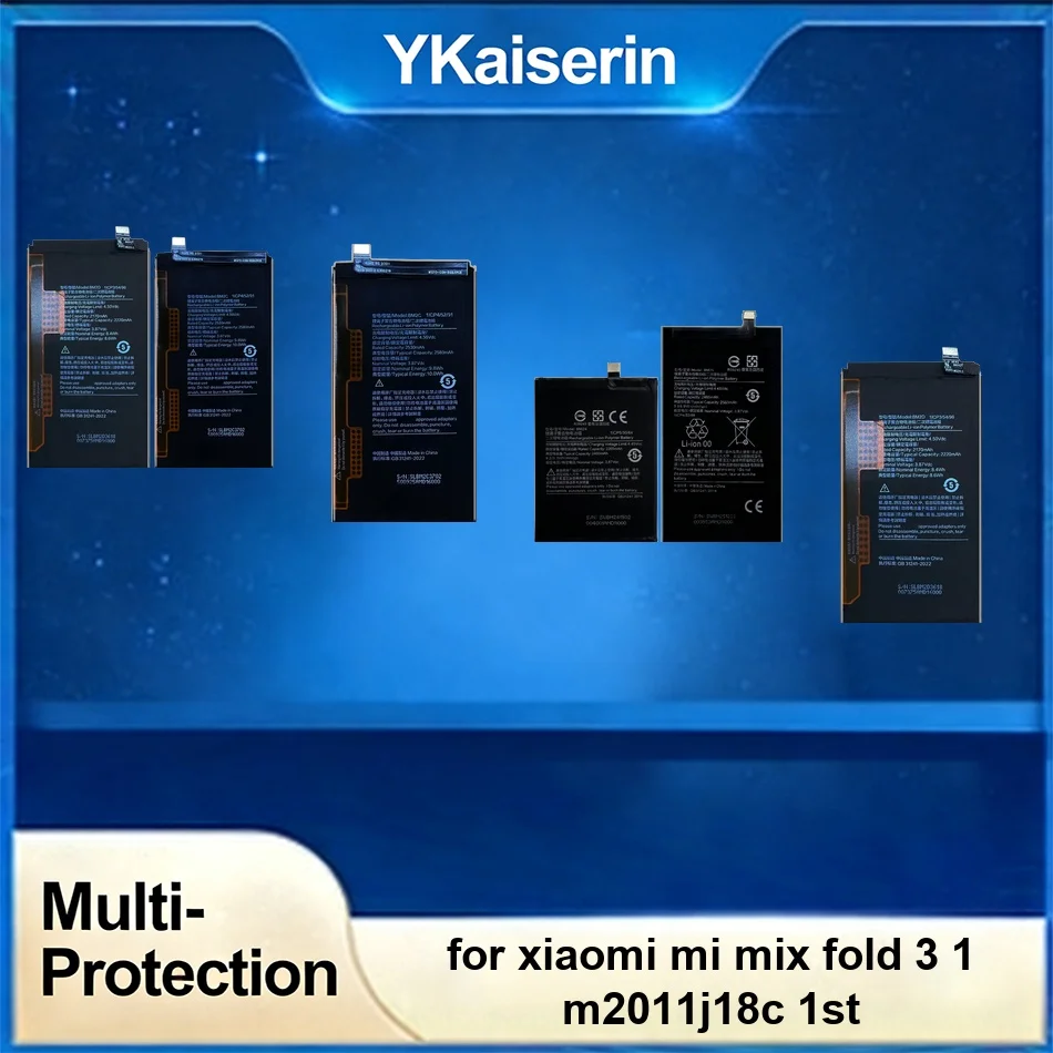 Mobile Phone Battery Stable BM2C+BM2D BM25+BM24 BM25 2170-2560mAh For Xiaomi MI Mix Fold 3 1 m2011j18c 1ST
Mobile Phone Battery Stable BM2C+BM2D BM25+BM24 BM25 2170-2560mAh For Xiaomi MI Mix Fold 3 1 m2011j18c 1ST