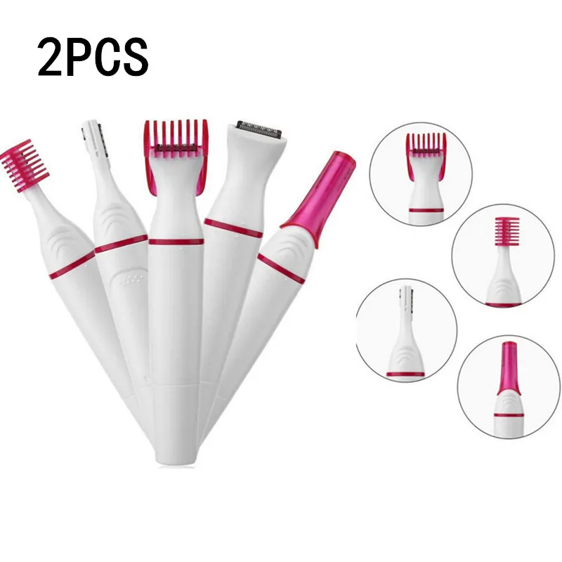 1/2PCS Multifunction Women's 5-in-1 Electric Epilator Hair Remover Shaver for Eyebrow Underarm Bikini Leg Feminine Grooming
1/2PCS Multifunction Women's 5-in-1 Electric Epilator Hair Remover Shaver for Eyebrow Underarm Bikini Leg Feminine Grooming