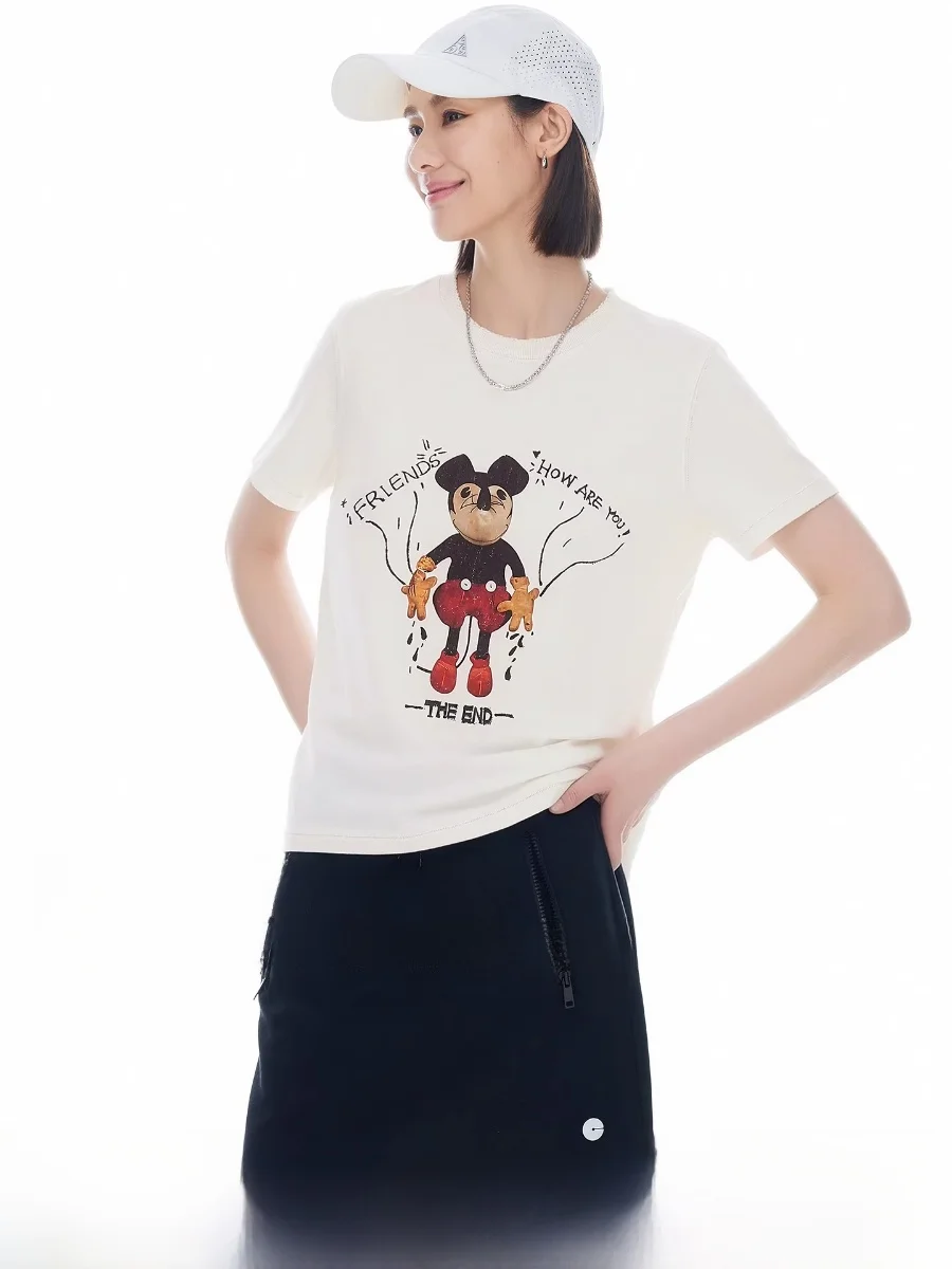 Cloud Life Mickey Fun Print Shoulder Pure Cotton Short Sleeve T-Shirt Women Summer Worn Top Casual Style Standard Fit Co...
Cloud Life Mickey Fun Print Shoulder Pure Cotton Short Sleeve T-Shirt Women Summer Worn Top Casual Style Standard Fit Co...