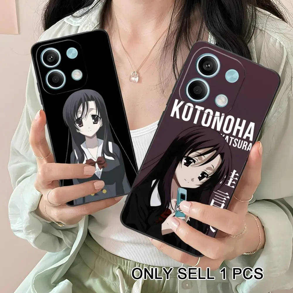 School Days Katsura Phone Case for Xiaomi Redmi 15 14 13 12 A7 5 3 2 1 C Plus 4G 5G Soft TPU Shockproof Cover
School Days Katsura Phone Case for Xiaomi Redmi 15 14 13 12 A7 5 3 2 1 C Plus 4G 5G Soft TPU Shockproof Cover