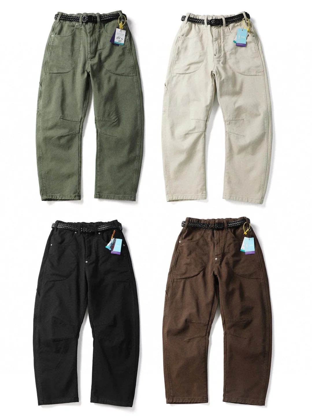 Thiened Floing Retro Bow Saw Pants Workwear Loose Casual Pants with Woven Belt Autumn Winter Japanese Sle Straight Leg ...
Thiened Floing Retro Bow Saw Pants Workwear Loose Casual Pants with Woven Belt Autumn Winter Japanese Sle Straight Leg ...