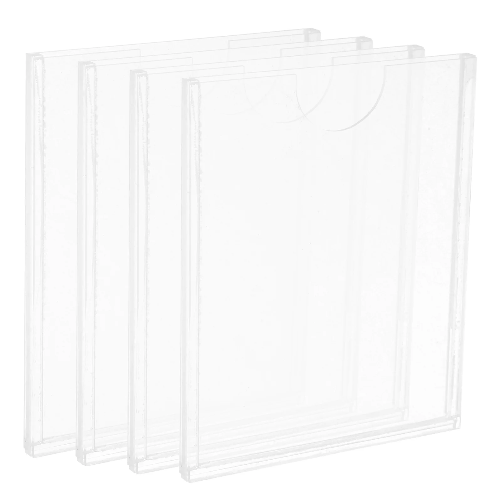 4Pcs Transparent Acrylic Card Slot Business Card Holder Double Layer Desk Organizer Flyers Brochure Display Stand
4Pcs Transparent Acrylic Card Slot Business Card Holder Double Layer Desk Organizer Flyers Brochure Display Stand