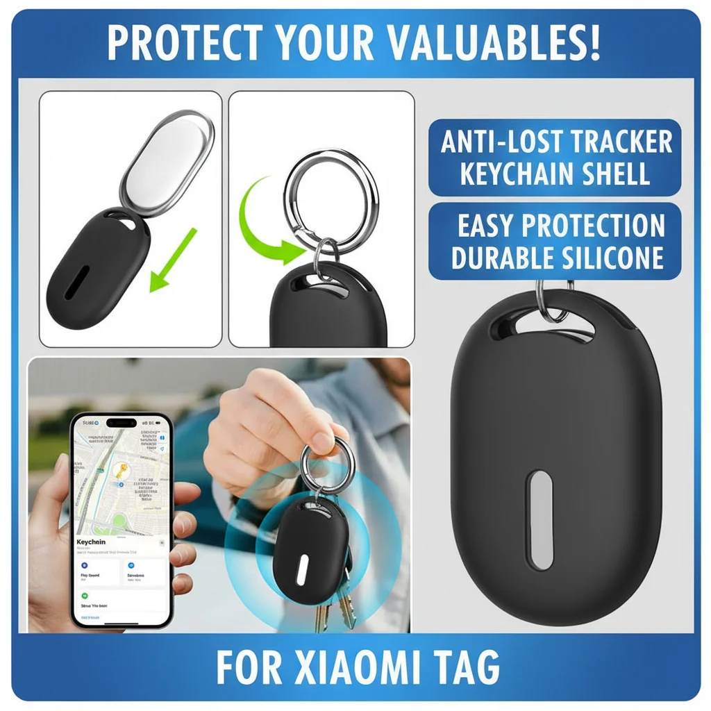 Silicone Case for Xiaomi Tag Anti-lost Tracker Protective Cover Keychain Shell Holder for Xiaomi Smart Tag Accessories
Silicone Case for Xiaomi Tag Anti-lost Tracker Protective Cover Keychain Shell Holder for Xiaomi Smart Tag Accessories