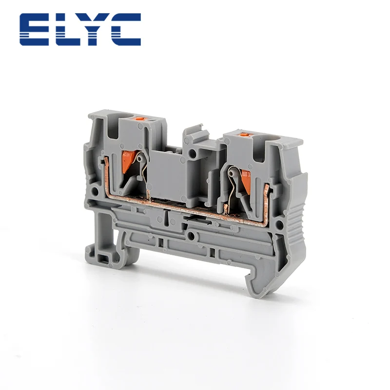 PT4 Push-In Terminal Block Spring Connection Feed-Through Screwless PT-4 Wire Electrical Connector Din Rail Terminals PT 4
PT4 Push-In Terminal Block Spring Connection Feed-Through Screwless PT-4 Wire Electrical Connector Din Rail Terminals PT 4