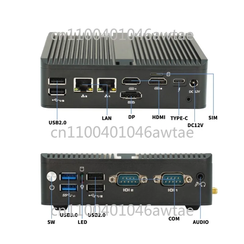 Мини-компьютер N100 12-го поколения безвентиляторный встроенный промышленный компьютер с двойной сетью 
Мини-компьютер N100 12-го поколения безвентиляторный встроенный промышленный компьютер с двойной сетью