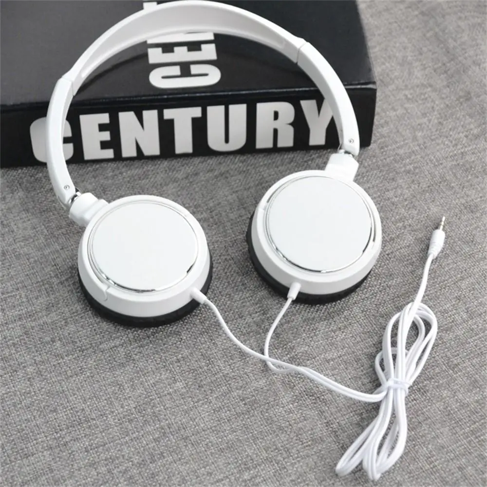 Universal Over Ear Wired Headphone Adjustable HiFi Stereo 3.5mm Headset Black White Audio Bass Foldable Headphone Computer
Universal Over Ear Wired Headphone Adjustable HiFi Stereo 3.5mm Headset Black White Audio Bass Foldable Headphone Computer