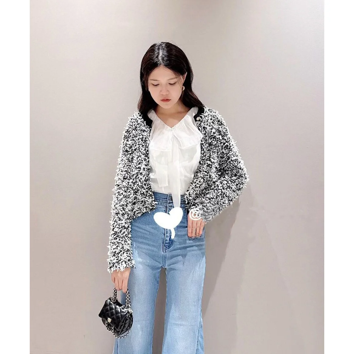 Kiyomi Gold Button Knitted Sweater Cardigan Short Length round Neck Long Sleeve Polyester Fiber Japanese Style Pure Color Gir...
Kiyomi Gold Button Knitted Sweater Cardigan Short Length round Neck Long Sleeve Polyester Fiber Japanese Style Pure Color Gir...
