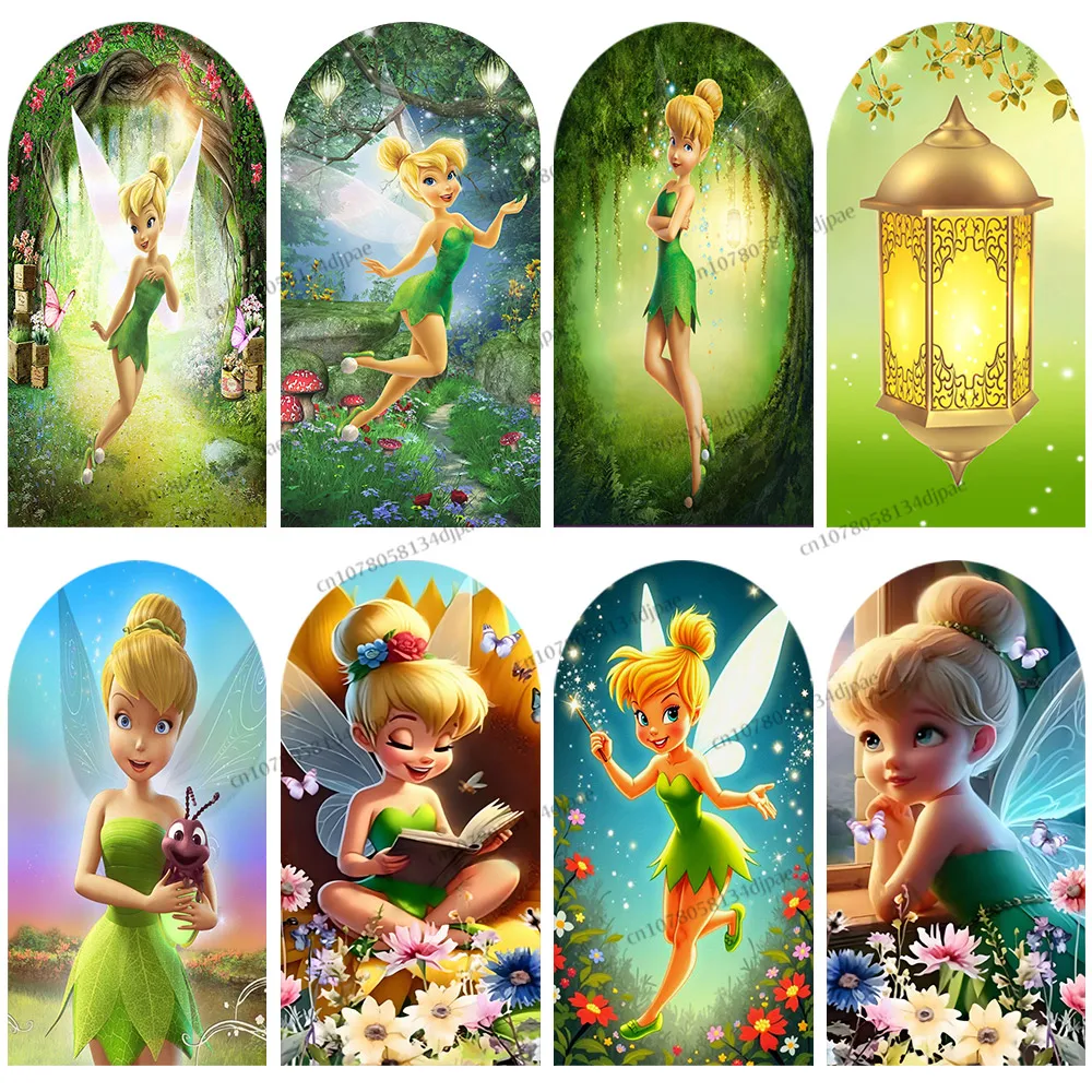 Cute Tinker Bell Party Background Arch Cover Princess Girl First Birthday Backdrop Decoration Forest Fairy Green Photo Banner
Cute Tinker Bell Party Background Arch Cover Princess Girl First Birthday Backdrop Decoration Forest Fairy Green Photo Banner