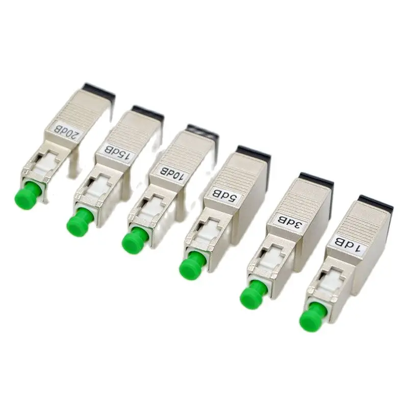 New Fiber Optic Adapter Connector SC/UPC Female -SC/APC Male 1~20dB Fixed Fiber Attenuator Optic Fiber Coupler Flange Special
New Fiber Optic Adapter Connector SC/UPC Female -SC/APC Male 1~20dB Fixed Fiber Attenuator Optic Fiber Coupler Flange Special