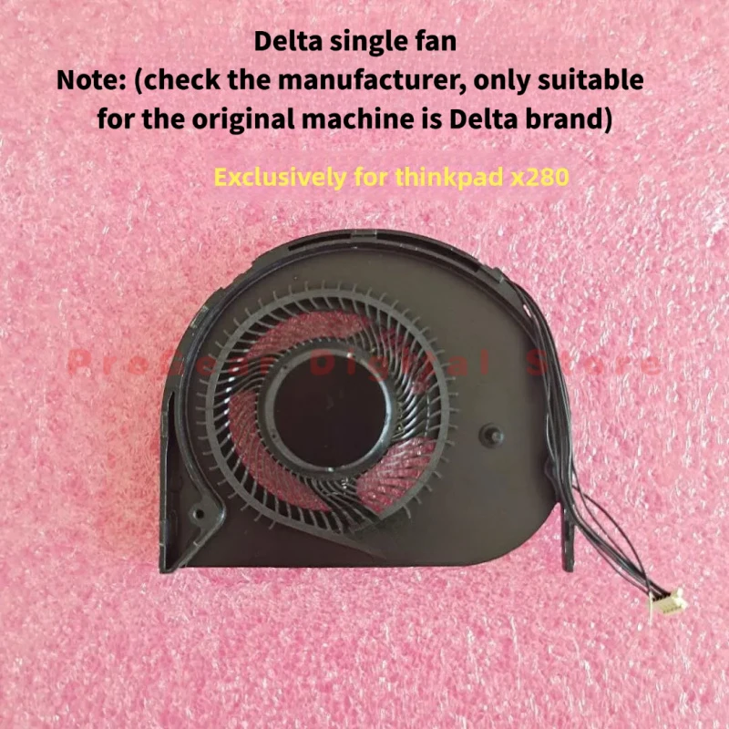 Brand New Delta Single Fan For Lenovo ThinkPad X280 A285 Laptop Cooling Fan & Heatsink Assembly (FRU 01LX665 / 01LX666)
Brand New Delta Single Fan For Lenovo ThinkPad X280 A285 Laptop Cooling Fan & Heatsink Assembly (FRU 01LX665 / 01LX666)