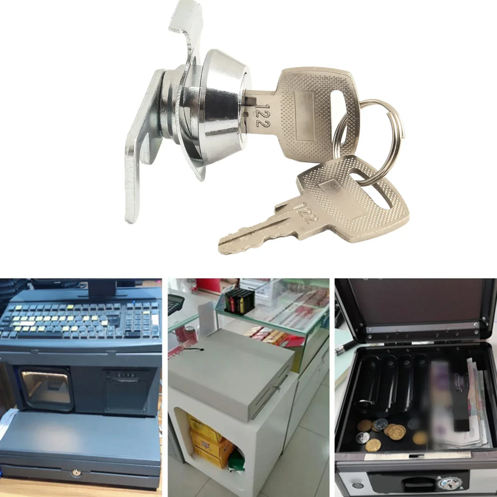 Cam Lock With Quick Clip For Cash Drawer-Locker Metal Cabinet Flight Box Lock Door Locks Lock Mechanisms
Cam Lock With Quick Clip For Cash Drawer-Locker Metal Cabinet Flight Box Lock Door Locks Lock Mechanisms