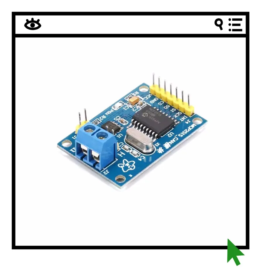 2 шт. приемников MCP2515 TJA1050, модуль CAN-шины для микроконтроллеров SPI 51
2 шт. приемников MCP2515 TJA1050, модуль CAN-шины для микроконтроллеров SPI 51