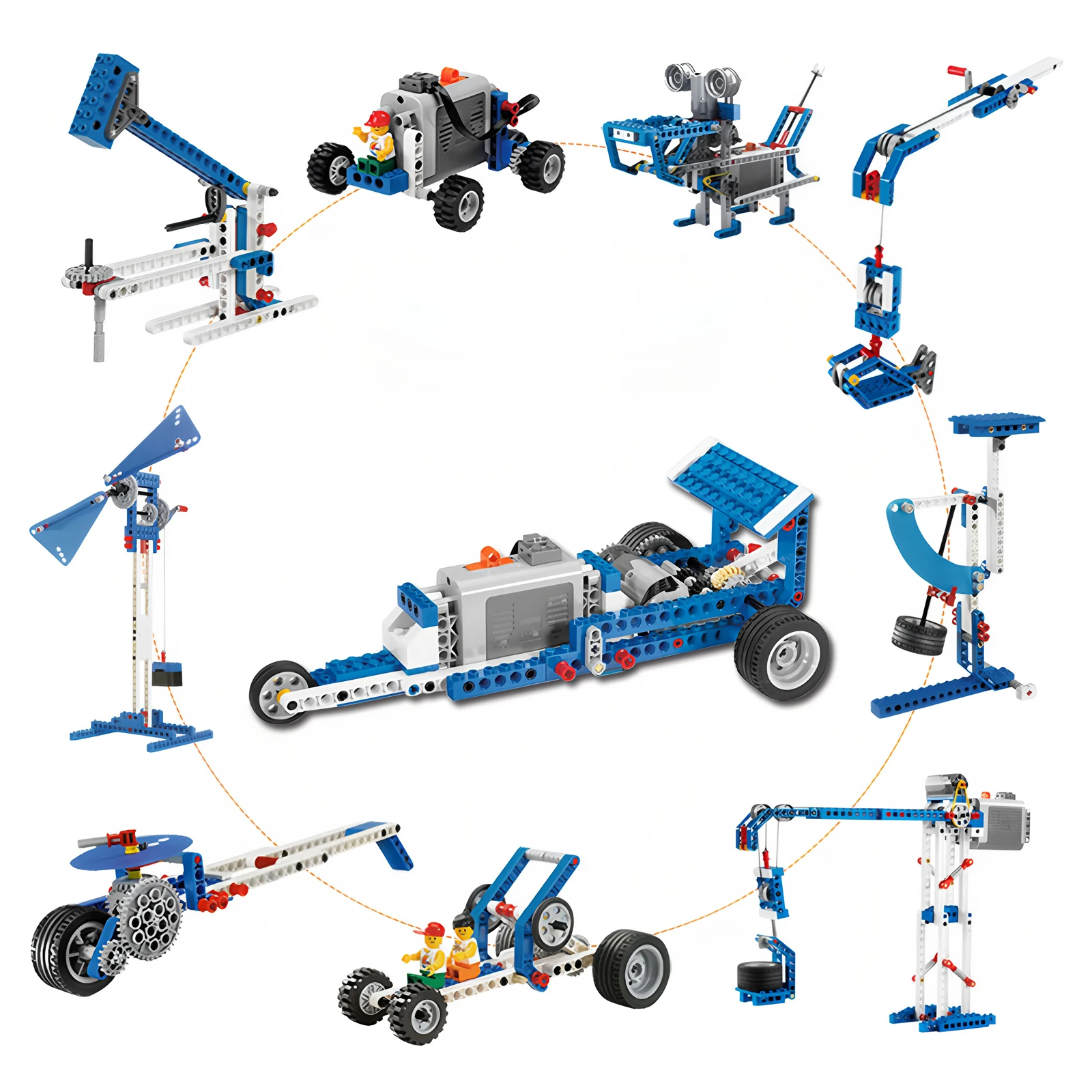 396PCS Technical MOC Building Blocks Kit with Power Functions STEM Educational Toy for 9686 Model
396PCS Technical MOC Building Blocks Kit with Power Functions STEM Educational Toy for 9686 Model