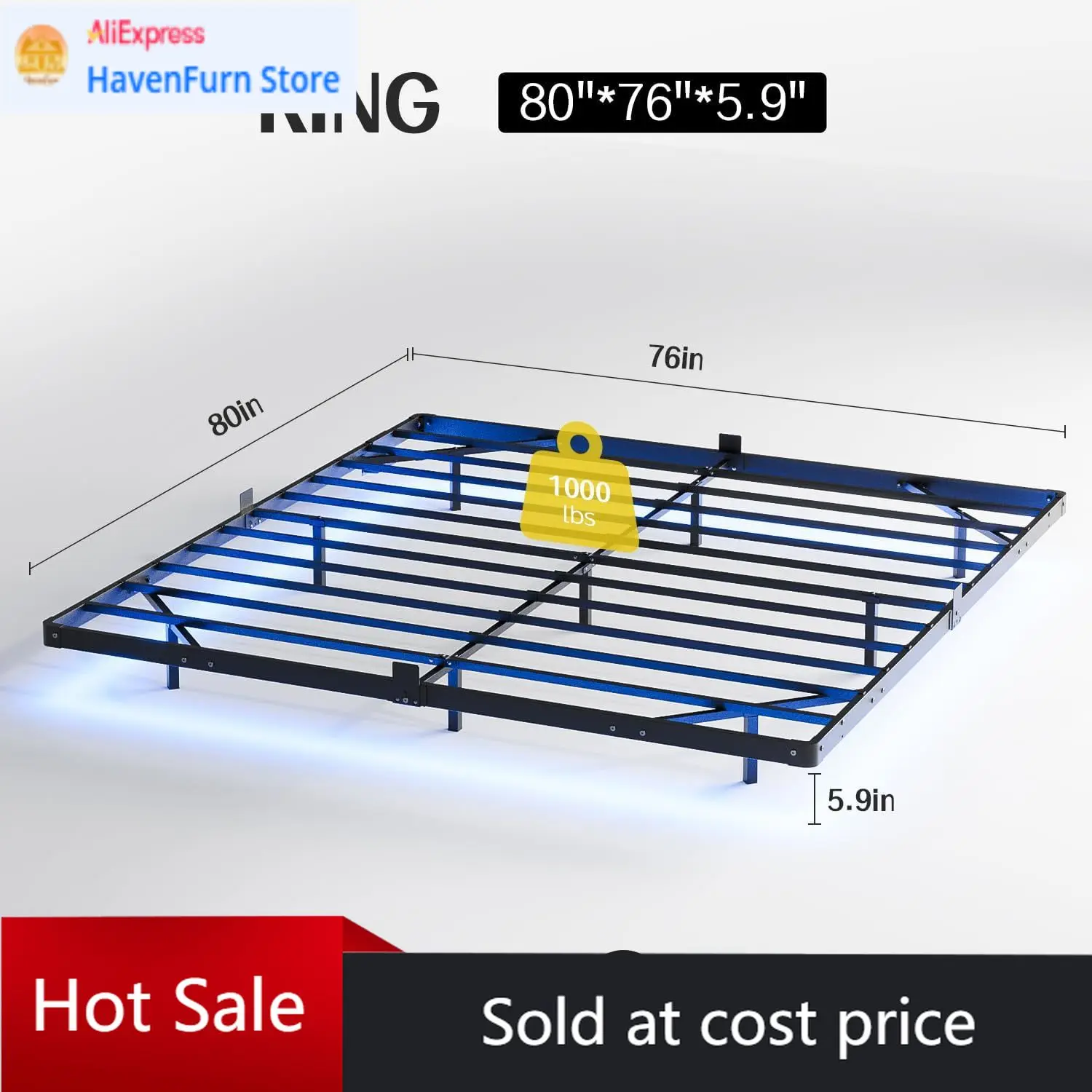 Activity priceKing Floating Bed Frame Smart Led Lights Usb Charging Station Modern Sturdy Metal Platform Noise Free No Box Sprin
Activity priceKing Floating Bed Frame Smart Led Lights Usb Charging Station Modern Sturdy Metal Platform Noise Free No Box Sprin
