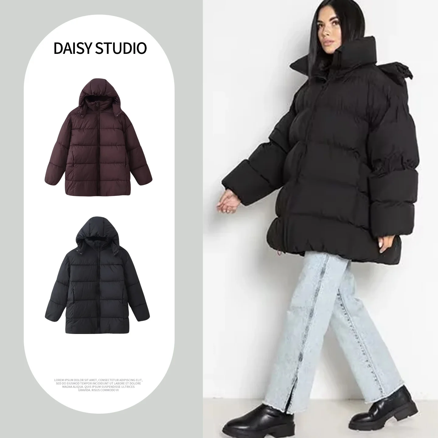 Новая зимняя женская повседневная свободная куртка с капюшоном и воротником-стойкой, теплая хлопковая, на молнии, для города
Новая зимняя женская повседневная свободная куртка с капюшоном и воротником-стойкой, теплая хлопковая, на молнии, для города