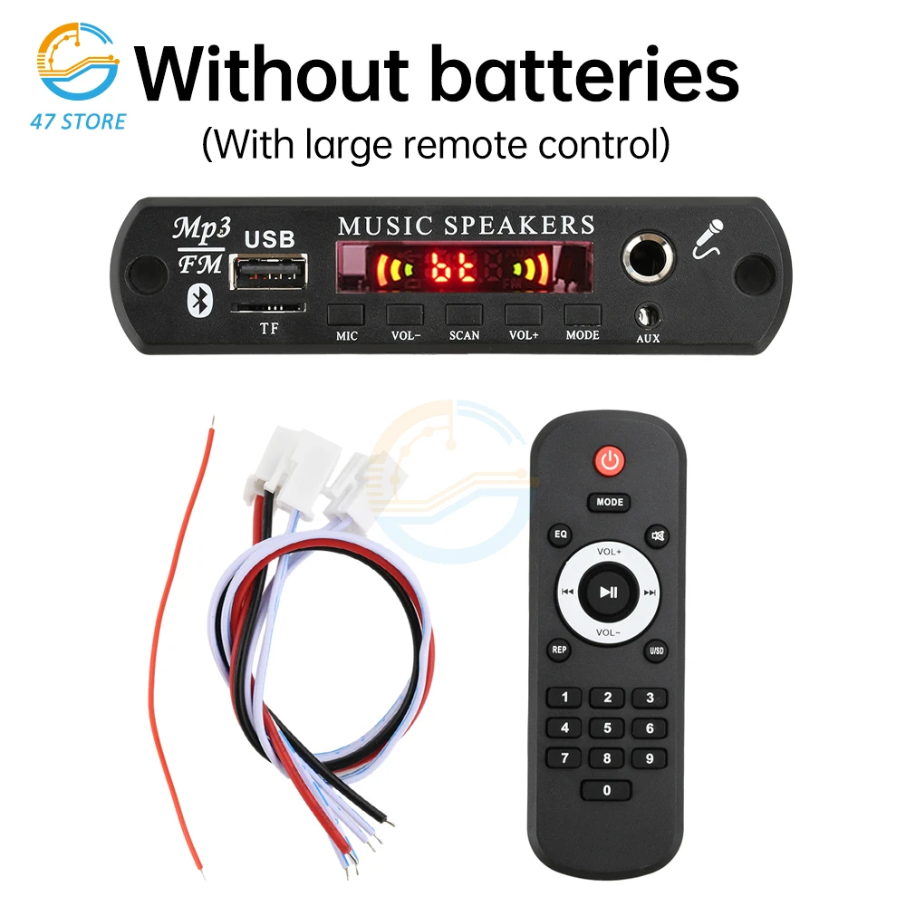 DC 6-24V MP3 Bluetooth Decoder Board Audio Decoding Module Power 2*80W with Amplifier Audio Bluetooth Amplifier Board Decoder
DC 6-24V MP3 Bluetooth Decoder Board Audio Decoding Module Power 2*80W with Amplifier Audio Bluetooth Amplifier Board Decoder